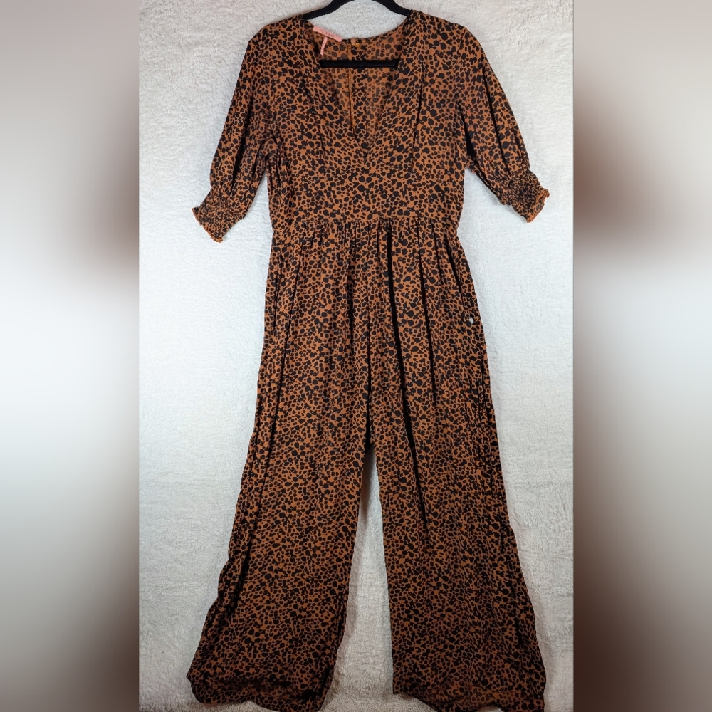476-Scotch &‎ Soda Animal Print Jumpsuit - Picture 3 of 10